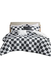 Intelligent Design Miley Checkered 5-Pc. Comforter Set, Full/Queen