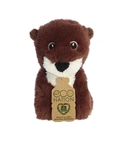 Aurora Mini River Otter Eco Nation Eco-Friendly Plush Toy Brown 5"