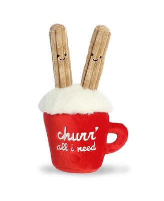 Aurora Medium Churr' All I Need Churros Just Sayin' Witty Plush Toy Red 10"