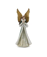 Slickblue Serene Winter Angel Statue (Set of 2)