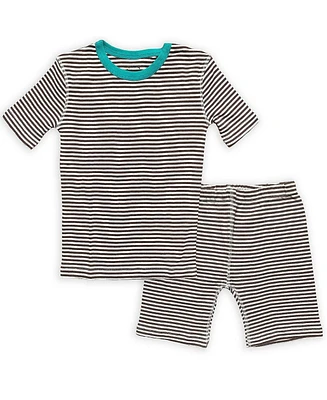 Mightly Kids Kids' Fair Trade 100% Organic Cotton Tight Fit Shortie Pajamas Set