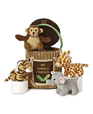 ebba Small My Jungle Friends Baby Talk Engaging Baby Plush Toy Multicolor 8"