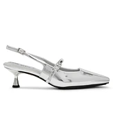 Anne Klein Women's Tyra Mary Jane Slingback Kitten Heel Pumps