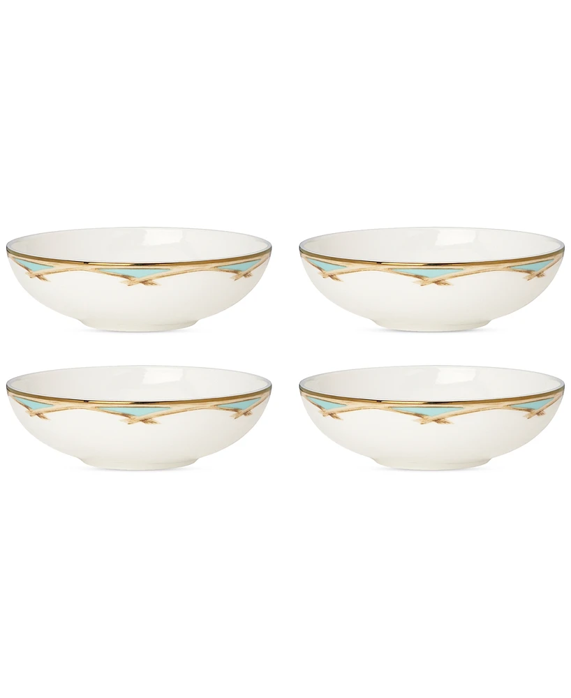 Lenox British Colonial Bamboo Fruit Bowls, Set of 4