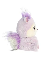 Aurora Medium Seyla Squirrel Enchanted Sparkling Plush Toy Purple 10"