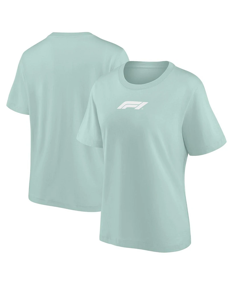 Formula 1 Women's Green Merchandise Mono Crest T-Shirt