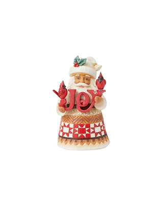 Jim Shore Santa with Joy Sign Cardinal Figurine