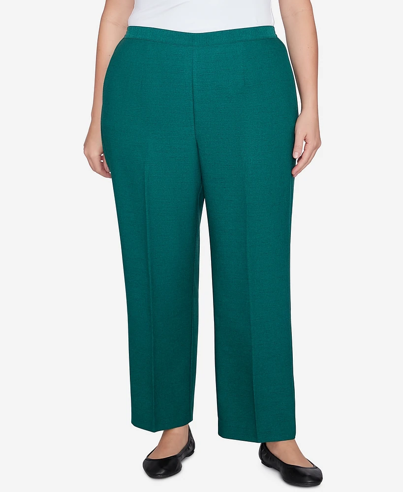 Alfred Dunner Plus Emerald Isle Classic Medium Length Pant