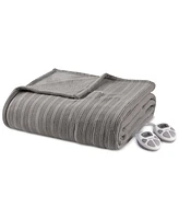 Premier Comfort Textured Fleece Heated Blanket, King