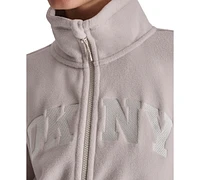 Dkny Sport Women's Tech Fleece Logo Jacket