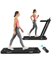 Costway 2.25HP 2 1 Treadmill