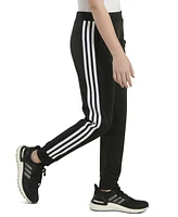 adidas Big Girls Tricot 3 Stripe Joggers, Extended Sizes