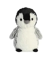 Aurora Small Pippin Penguin Mini Flopsie Adorable Plush Toy Gray 8"