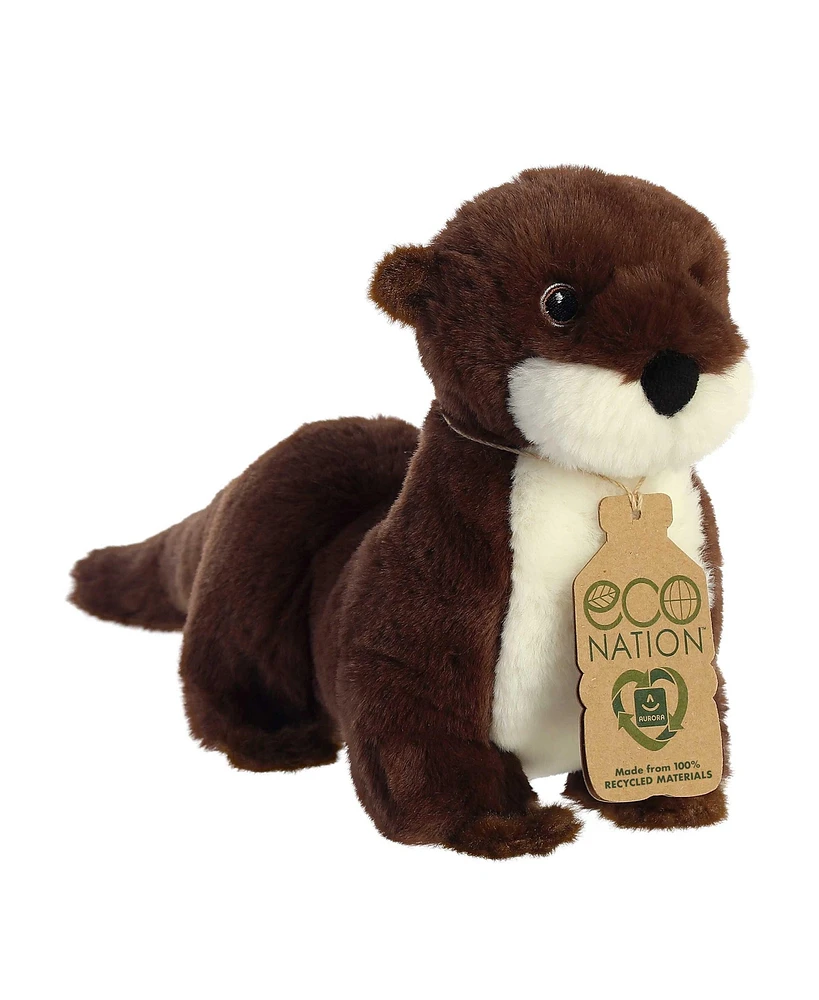 Aurora Large River Otter Eco Nation Eco-Friendly Plush Toy Brown 13.5"