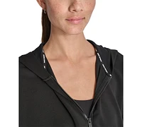 Dkny Sport Women's Highline Scuba Full-Zip Hoodie