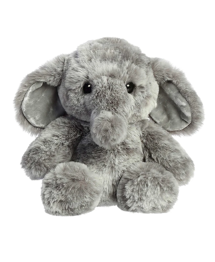 ebba Small Emery Elephant Playful Baby Plush Toy Gray 9.5"