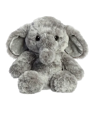 ebba Small Emery Elephant Playful Baby Plush Toy Gray 9.5"