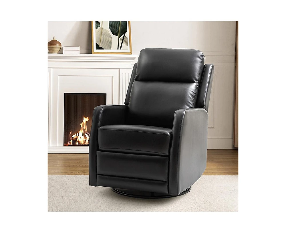 Hulala Home Donat Wingback Recliner with Swivel Base