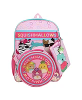 Squishmallows Crew 5 Pc Youth Backpack Set