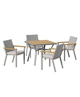 Songmics Home Sencillo 5 Piece Outdoor Dining Set