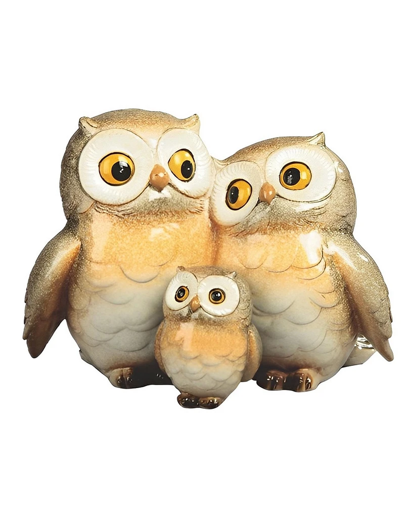 Fc Design 6.25"H Owl Family Figurine Decoration Home Decor Perfect Gift for House Warming, Holidays and Birthdays