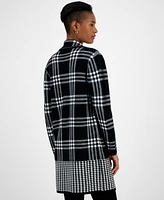 Kasper Women's Plaid Cardigan