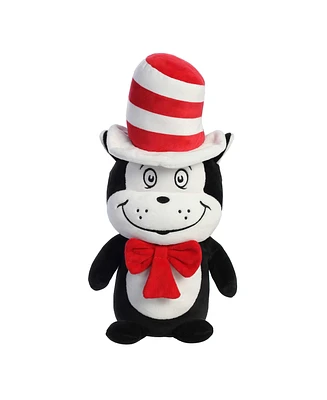 Aurora Medium Squishy Cat In The Hat Dr. Seuss Whimsical Plush Toy Multicolor 9.5"