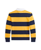 Polo Ralph Lauren Big BoysStriped Fleece Rugby Sweatshirt