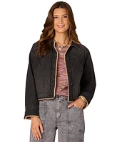 Democracy Women's Sherpa Lined Denim Jacket