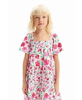 Desigual Girls Floral tie dress