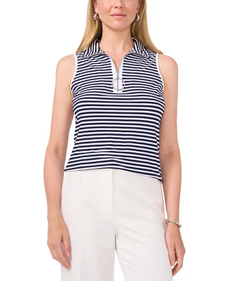 Sam & Jess Women's Sleeveless O-Zip Top