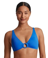 Lauren Ralph Women's Macrame-Ring Bikini Top