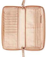 I.n.c. International Concepts Boxed Hazel Zip-Around Metallic Quilt Wristlet, Created for Macy's