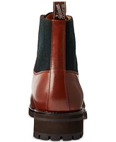 Polo Ralph Lauren Men's Bryson Leather & Wool Cap-Toe Boot