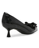 Anne Klein Women's Theresa Bow Kitten Heel Dress Pumps