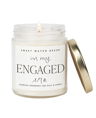 Sweet Water Decor In My Engaged Era Soy Candle - Clear Jar - 9 oz