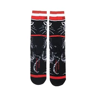 Dr. Seuss Men's Dr Seuss Cat in the Hat 360 Character Crew Socks for Men