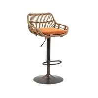 Swivel Bar Stools Set Of 2 Adjustable Counter Height Chairs With Footrest For Kitchen, Dining