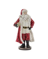 Slickblue Standing Santa Statue With Books (Set of 2)