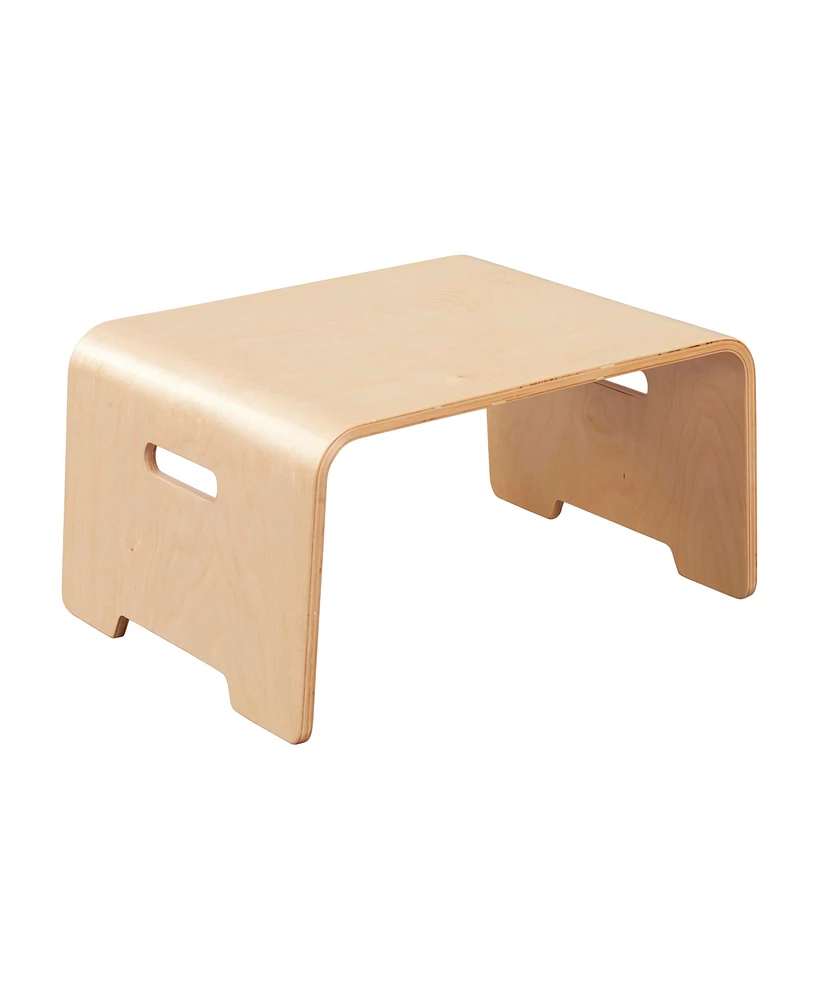 ECR4Kids Bentwood Lap Desk with Handles, Natural