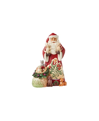 Jim Shore Santa with Pets Figurine