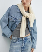 Mango Women's Oversize Denim Jacket