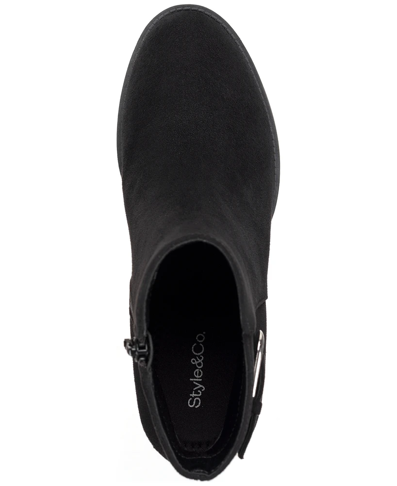 Style & Co Women's Harlemm Buckle Booties, Created for Macy's