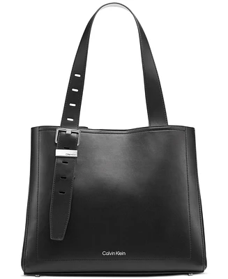 Calvin Klein Lowen Triple Compartment Adjustable Tote