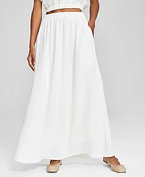 And Now This Women's Clip-Dot Pull-On Maxi Skirt, Created for Macy's