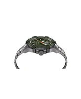 Plein Sport Men's Urban Pulse 3 Hand Date Quartz Ip Gunmetal Bracelet 47mm