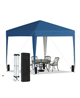 Givimo 10 x 10ft Pop Up Canopy Outdoor Durable Portable Folding Instant Canopy with 4 Sandbag & Carrying Bag