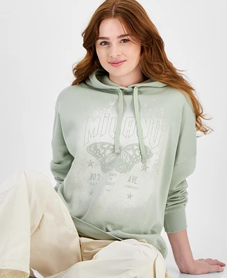 Grayson Threads, The Label Juniors' Milano Butterfly Graphic Hoodie