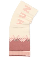 Hunter Women's Fair Isle Ribbed-Trim Scarf