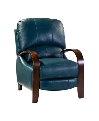 Alex Genuine Leather Manual Recliner